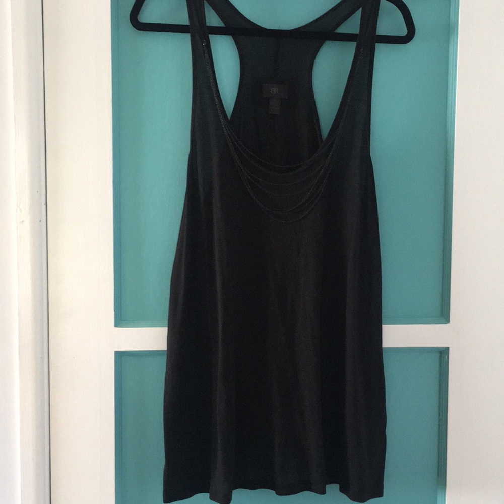 Banana Republic black chain tank